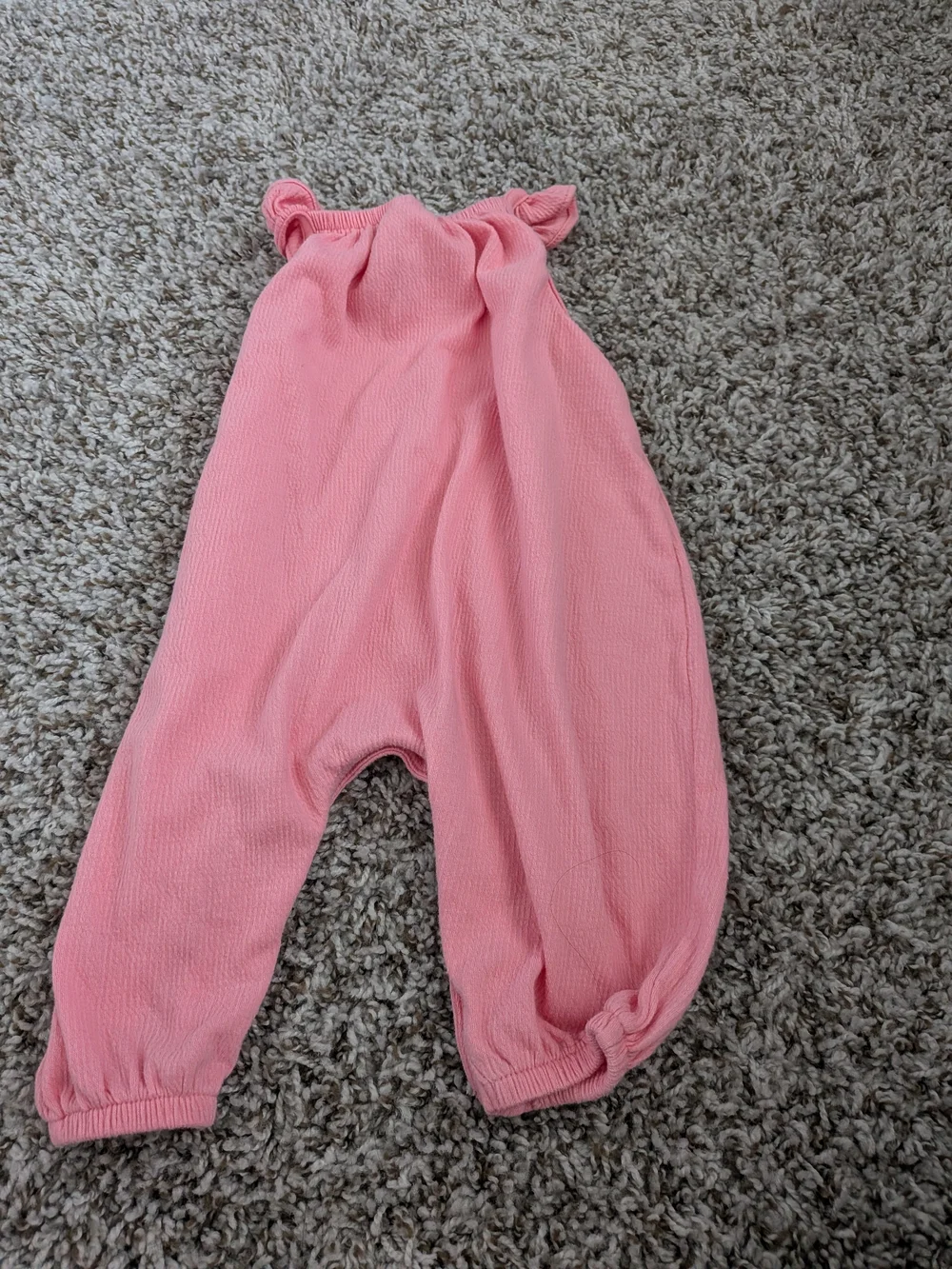 Carter's Coral Pink Sleeveless Footed Romper Size 3 Months